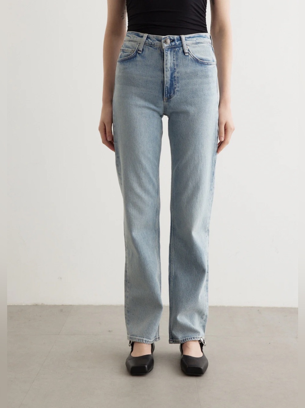 Rag & Bone Harlow Mid-Rise Full Length Jeans Colour Bloomfield Size 26